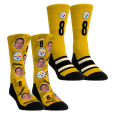 Носки Unisex Pittsburgh Steelers Aaron Rodgers Rock Em Football Guy Two-Pack Crew Set