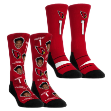 Носки Unisex Arizona Cardinals Kyler Murray Rock Em Football Guy Two-Pack Crew Set Носки Unisex Arizona Cardinals Kyler Murray Rock Em Football Guy Two-Pack Crew Set