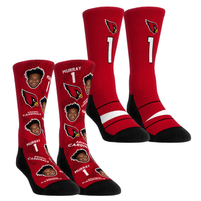 Носки Unisex Arizona Cardinals Kyler Murray Rock Em Football Guy Two-Pack Crew Set