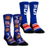 Unisex New York Giants Kayvon Thibodeaux Rock Em Socks Player Football Guy Two-Pack Crew Sock Set
