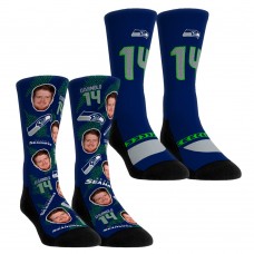 Unisex Seattle Seahawks Sam Darnold Rock Em Socks Player Football Guy Two-Pack Crew Sock Set Unisex Seattle Seahawks Sam Darnold Rock Em Socks Player Football Guy Two-Pack Crew Sock Set