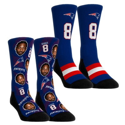 Unisex New Orleans Saints Stefon Diggs Rock Em Socks Player Football Guy Two-Pack Crew Sock Set