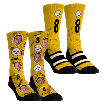 Детские носки Pittsburgh Steelers Aaron Rodgers Rock Em Football Guy Two-Pack Crew Set