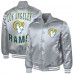 Los Angeles Rams G-III Sports by Carl Banks Adaptive Full-Snap Varsity Jacket - Gray Los Angeles Rams G-III Sports by Carl Banks Adaptive Full-Snap Varsity Jacket - Gray