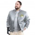 Los Angeles Rams G-III Sports by Carl Banks Adaptive Full-Snap Varsity Jacket - Gray