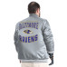 Куртка Baltimore Ravens G-III Sports by Carl Banks Gray Adaptive Full-Snap Varsity