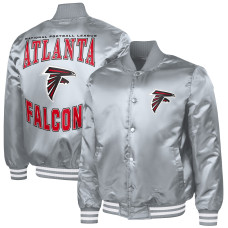Куртка Atlanta Falcons G-III Sports by Carl Banks Gray Adaptive Full-Snap Varsity