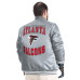 Куртка Atlanta Falcons G-III Sports by Carl Banks Gray Adaptive Full-Snap Varsity