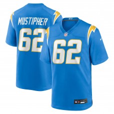 Los Angeles Chargers Sam Mustipher Nike Powder Blue Team Game Jersey