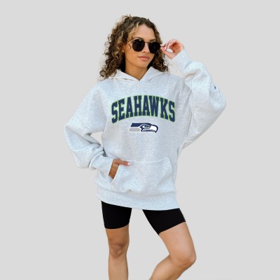 Женская Seattle Seahawks Gameday Couture Ash Fan Edition Premium Weight Hoodie