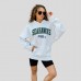 Женская Seattle Seahawks Gameday Couture Ash Fan Edition Premium Weight Hoodie Женская Seattle Seahawks Gameday Couture Ash Fan Edition Premium Weight Hoodie