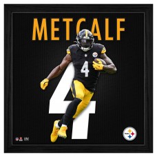 Pittsburgh Steelers DK Metcalf Highland Mint 13 x 13 Impact Jersey Framed Photo Pittsburgh Steelers DK Metcalf Highland Mint 13 x 13 Impact Jersey Framed Photo