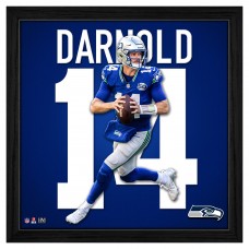 Seattle Seahawks Sam Darnold Highland Mint 13 x 13 Impact Jersey Framed Photo Seattle Seahawks Sam Darnold Highland Mint 13 x 13 Impact Jersey Framed Photo