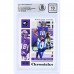 Justin Jefferson Minnesota Vikings Autographed 2020 Panini Chronicles Teal #62 Beckett Fanatics Witnessed Authenticated 10 Rookie Card
