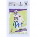 Justin Jefferson Minnesota Vikings Autographed 2020 Panini Chronicles Prestige #317 Beckett Fanatics Witnessed Authenticated 9/10 Rookie Card