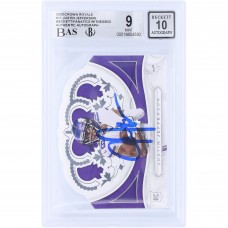 Justin Jefferson Minnesota Vikings Autographed 2020 Panini Crown Royale #CR-11 Beckett Fanatics Witnessed Authenticated 9/10 Rookie Card