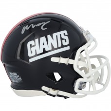 Abdul Carter New York Giants Autographed Fanatics Authentic Riddell 1980-99 Throwback Speed Mini Helmet