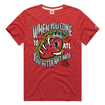Футболка Unisex Atlanta Falcons x OutKast Homage Red You Betta Not Hide Tri-Blend