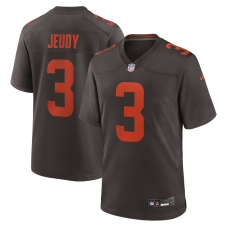 Cleveland Browns Jerry Jeudy Nike Brown Alpha Dawg Game Jersey
