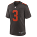 Cleveland Browns Jerry Jeudy Nike Brown Alpha Dawg Game Jersey