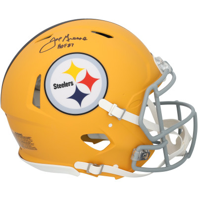 Joe Greene Pittsburgh Steelers Autographed Fanatics Authentic Riddell 2025 Alternate Speed Authentic Helmet with 'HOF 87 Inscription