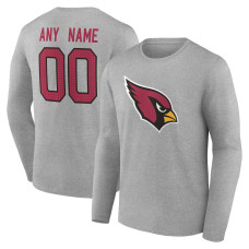Именная футболка с длинным рукавом Arizona Cardinals Gray Team Authentic Name & Number Именная футболка с длинным рукавом Arizona Cardinals Gray Team Authentic Name & Number
