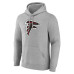 Именная толстовка Atlanta Falcons Gray Team Authentic Name & Number
