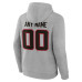 Именная толстовка Atlanta Falcons Gray Team Authentic Name & Number