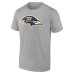 Именная футболка Baltimore Ravens Gray Team Authentic Name & Number