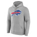 Именная толстовка Buffalo Bills Gray Team Authentic Name & Number