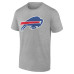 Именная футболка Buffalo Bills Gray Team Authentic Name & Number