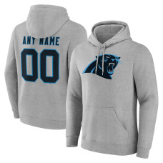 Именная толстовка Carolina Panthers Gray Team Authentic Name & Number