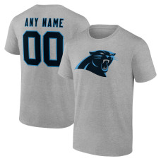 Именная футболка Carolina Panthers Gray Team Authentic Name & Number
