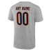 Именная футболка Chicago Bears Gray Team Authentic Name & Number