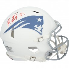 Rob Gronkowski New England Patriots Autographed Fanatics Authentic Riddell Rivalry Speed Authentic Helmet Rob Gronkowski New England Patriots Autographed Fanatics Authentic Riddell Rivalry Speed Authentic Helmet