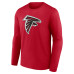 Именная футболка с длинным рукавом Atlanta Falcons Red Team Authentic Name & Number