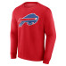 Именная свитшот Buffalo Bills Red Team Authentic Name & Number