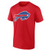Именная футболка Buffalo Bills Red Team Authentic Name & Number