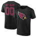 Именная футболка Arizona Cardinals Black Team Authentic Name & Number Именная футболка Arizona Cardinals Black Team Authentic Name & Number