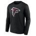 Именная футболка с длинным рукавом Atlanta Falcons Black Team Authentic Name & Number