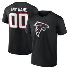 Именная футболка Atlanta Falcons Black Team Authentic Name & Number Именная футболка Atlanta Falcons Black Team Authentic Name & Number