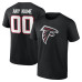 Именная футболка Atlanta Falcons Black Team Authentic Name & Number
