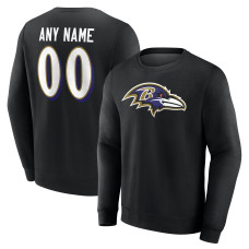 Именная свитшот Baltimore Ravens Black Team Authentic Name & Number Именная свитшот Baltimore Ravens Black Team Authentic Name & Number