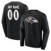 Именная свитшот Baltimore Ravens Black Team Authentic Name & Number Именная свитшот Baltimore Ravens Black Team Authentic Name & Number