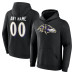 Именная толстовка Baltimore Ravens Black Team Authentic Name & Number Именная толстовка Baltimore Ravens Black Team Authentic Name & Number