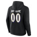 Именная толстовка Baltimore Ravens Black Team Authentic Name & Number