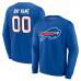 Именная свитшот Buffalo Bills Royal Team Authentic Name & Number Именная свитшот Buffalo Bills Royal Team Authentic Name & Number