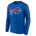 Именная футболка с длинным рукавом Buffalo Bills Royal Team Authentic Name & Number