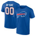 Именная футболка Buffalo Bills Royal Team Authentic Name & Number Именная футболка Buffalo Bills Royal Team Authentic Name & Number