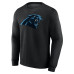 Именная свитшот Carolina Panthers Black Team Authentic Name & Number
